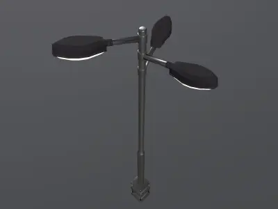 Street Light 3D Model Low-poly 3D model