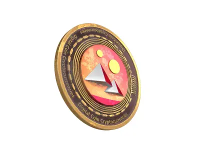 Decentraland Coin v3 002 3D model