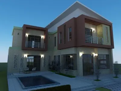 Modern House 3D model