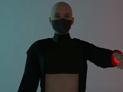 CANCER Low-poly 3D model