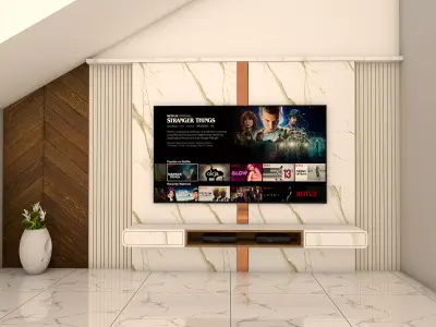 TV Cabinet Low-poly 3D model buy