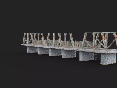 railway bridge 3D model order