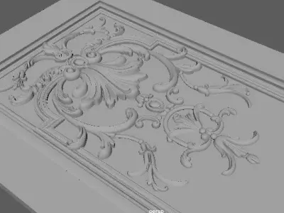 Door High quality 3d models for processing on a cnc machine 3D model