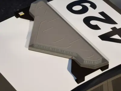 Police Lightbar Valkyrie - Game Ready PBR 3D Model Low-poly 3D model