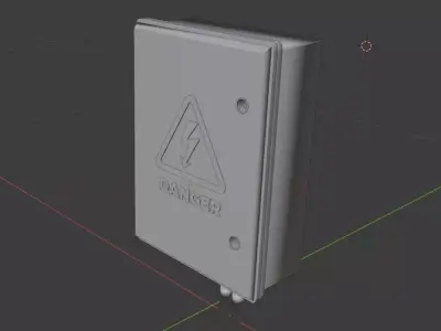 Electric Box Free 3D model