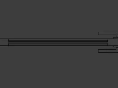 Modern Door Free 3D model