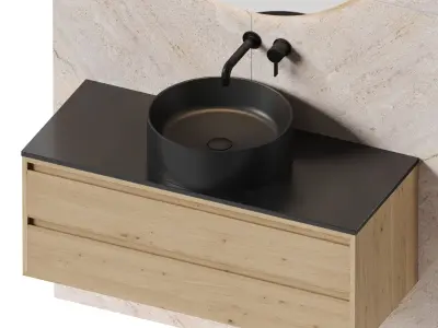 Bathroom set 41 3D model purchase