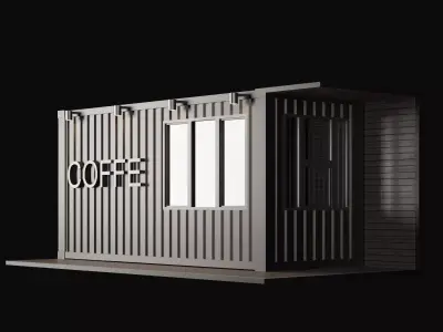 Container Cafe 1 3D model