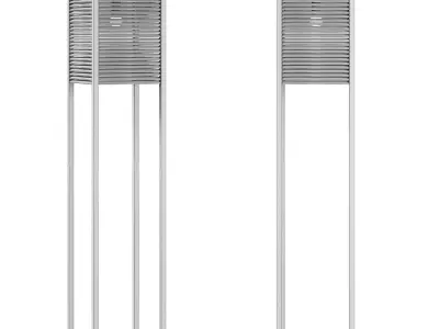 Ocean Cay Shutters Floor Lamp 3D model