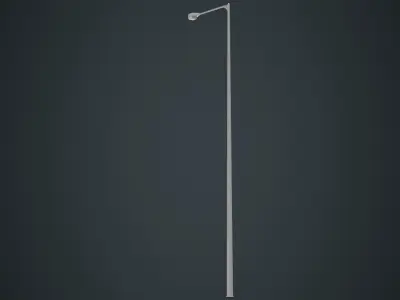 Street Light 7A Low-poly 3D model