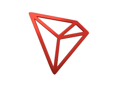 TRON Coin V2 004 Low-poly 3D model