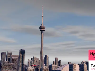 Downtown Toronto City 3D model