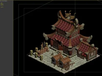 martial Arts 3D model