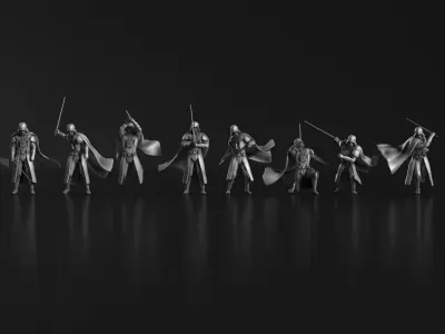 Darth Vader Figure Set 01 3D print model