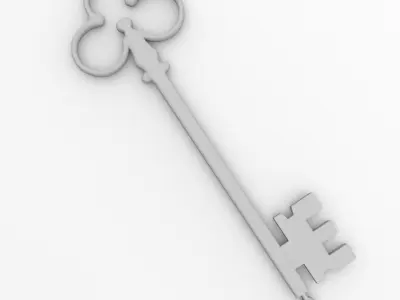 Golden Key 3D model