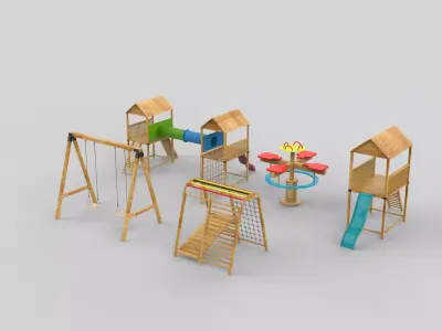 Playground pack 02  3D model