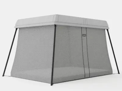 Travel cot Light Low-poly 3D model