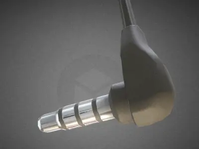 Headphone from Sennheiser Urbanite Low-poly 3D model