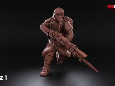 Death Division - Kill Squad - Imperial Force 3D print model