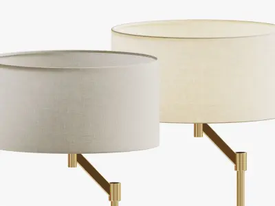 Floor lamp Trio Cassio 3D model