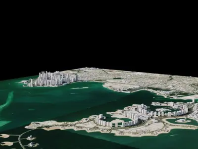 Doha - Qatar 3D model