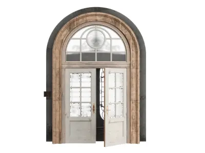 Classic  door entry 3D model
