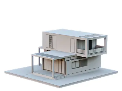 kolleksiya modren house N1 3D model