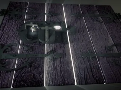 Fantasy Trap Door 3D model