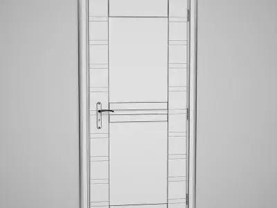 CGAxis Door 3D model 30