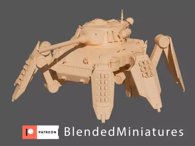 M4 sherman mech 3D print model
