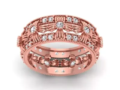 Solitaire Wedding Engagement Women Rings 3D print model purchase
