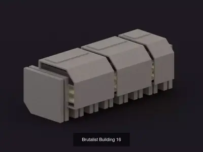 Brutalist Buildings Pack 01
