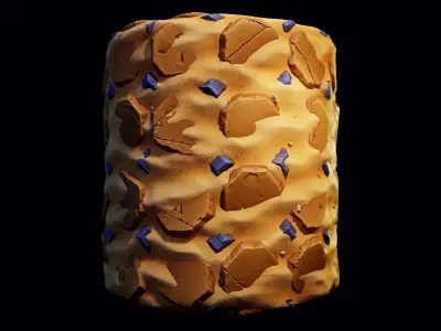 Stylized Stone Tiles PBR Textures Pack Texture