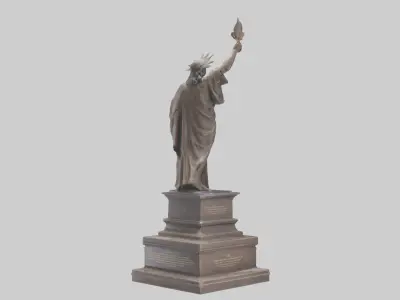 The Spirit of Independence statue model 3D model