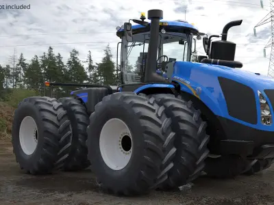  New Holland T9 Series Tractor Blue 
