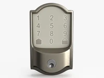 3D Smart Lock Low-poly 3D model