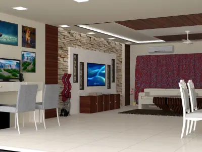 Interior Design 3D model 11