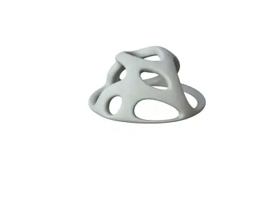 SciFi Cube Object No 44666 Low Poly Shape Low-poly 3D model