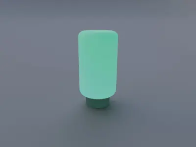 Awesome Table Lamp Pack RGB Led Lamps Free low-poly 3D model