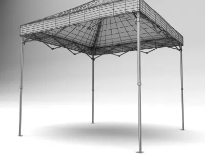 Gazebo pop up tent 3D model