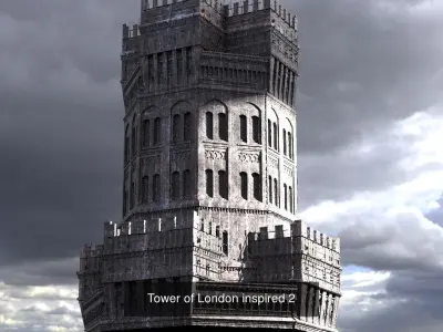 Fantasy Tudor Collection 1 3D Model Pack