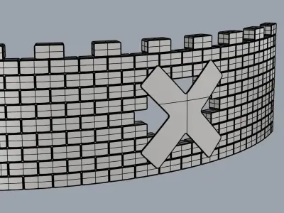 security hole 3D model