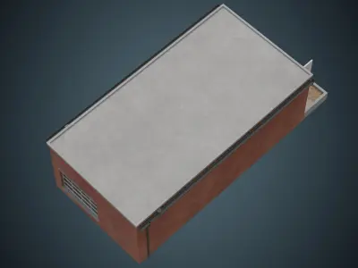 Building 3A Low-poly 3D model