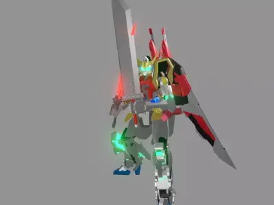The Mecha Attacker 12 3D model