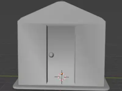 Low-poly House Free low-poly 3D model