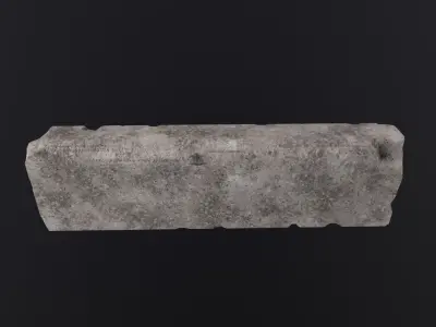 Border 3D Model Low-poly 3D model