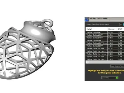 Half set 0023 3D print model