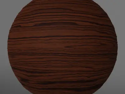 Seamless PBR Wood - Walnut Dark 003 Texture