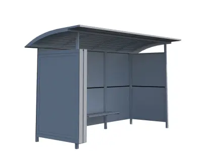 MMCite Skandum 110b Bus Shelter 3D model