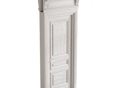 Modern entrance door 30 3D model